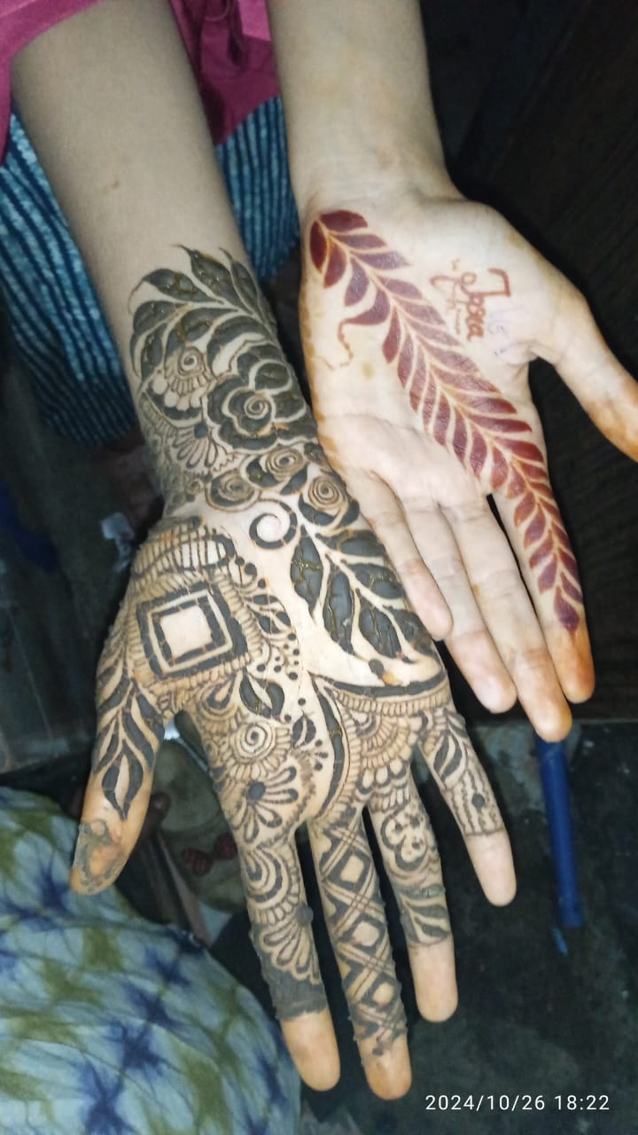 Empowering Through Art: Mehndi Classes for Girls in Mumbai Slums Image 1